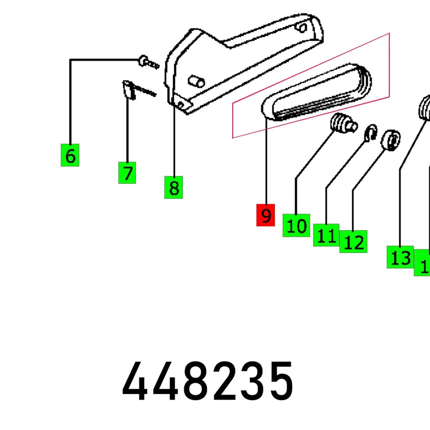 FES448235.webp RIPPED V-BELT EHL 65 EB - Image 1