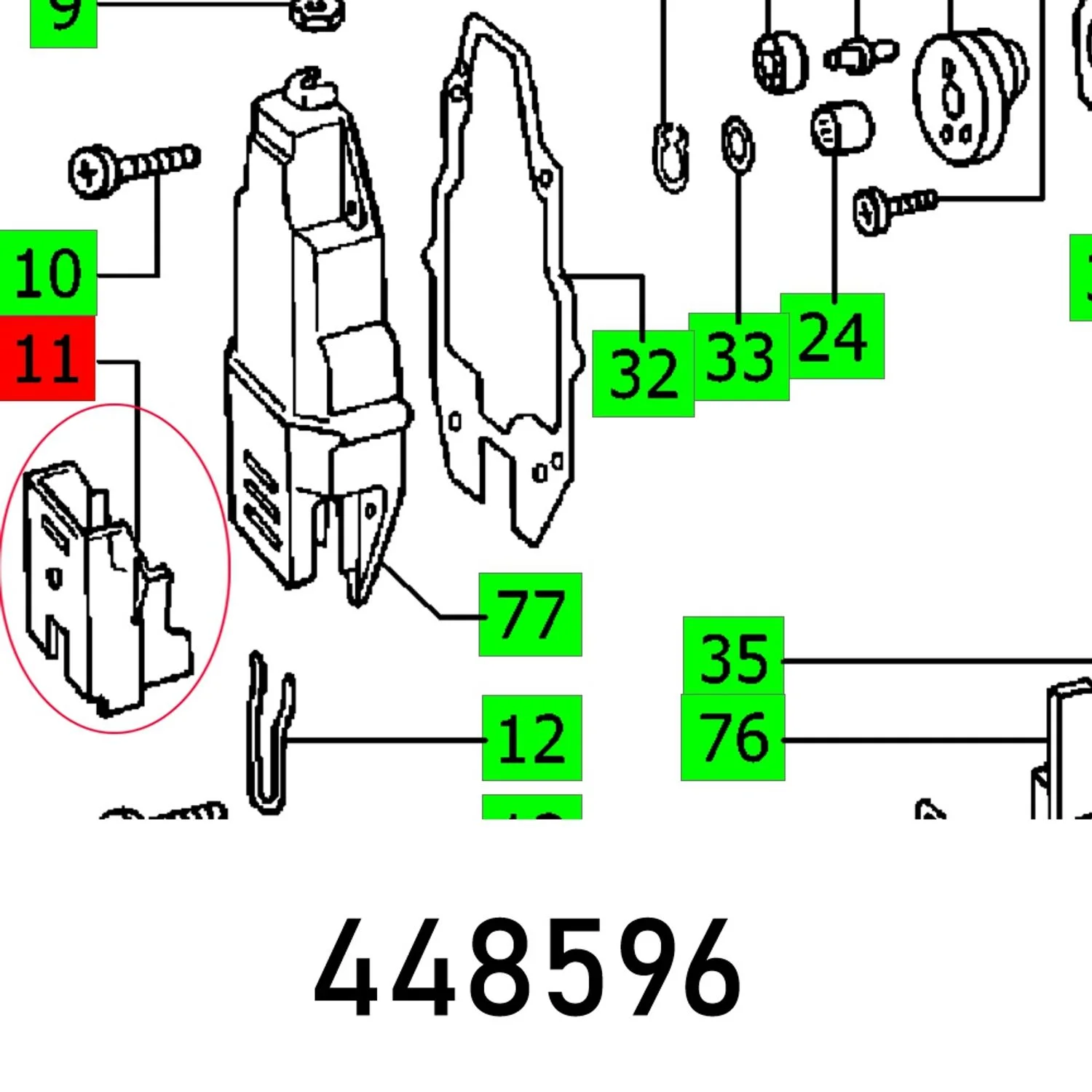 FES448596.webp CHIP GUARD. PS 2 E - Image 1