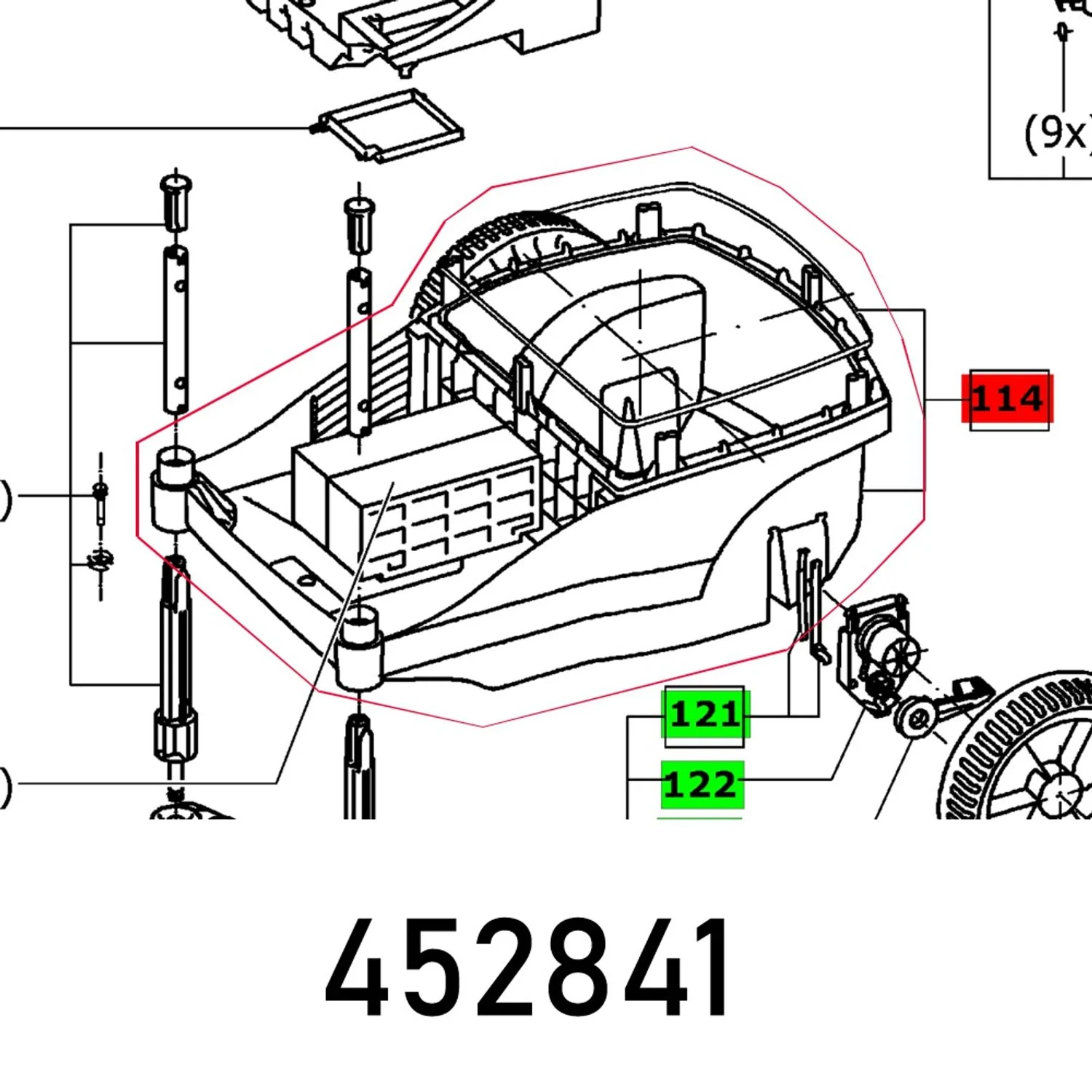 FES452841.webp CASTOR SUB-FRAM CT - Image 1