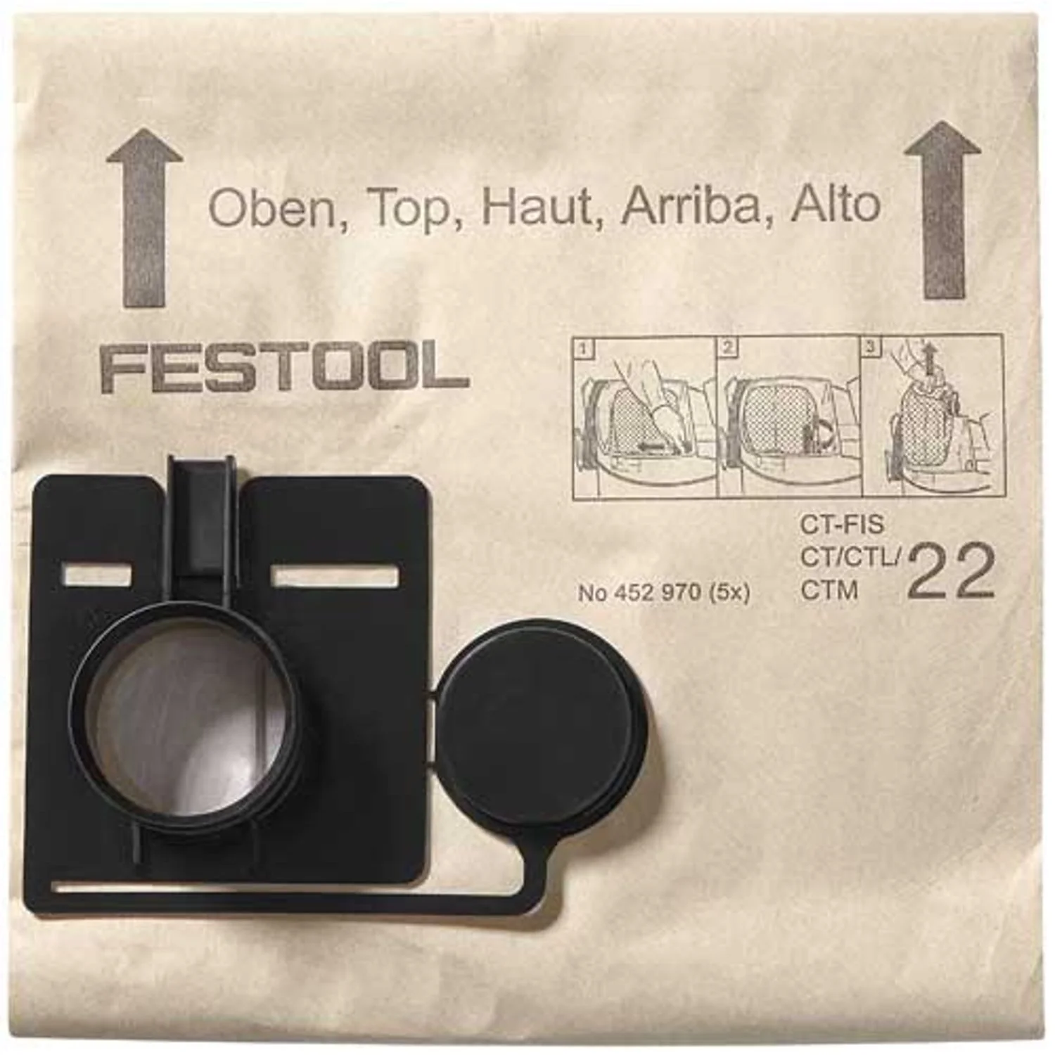 FES452970.webp FILTER BAGS FIS-CT22 5X - Image 1