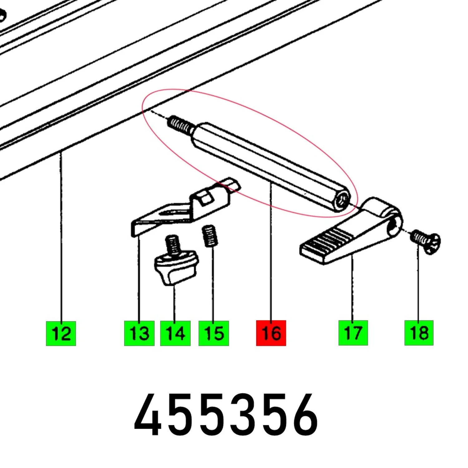 FES455356.webp HEX SHAFT BASIS SAS 500 - Image 1