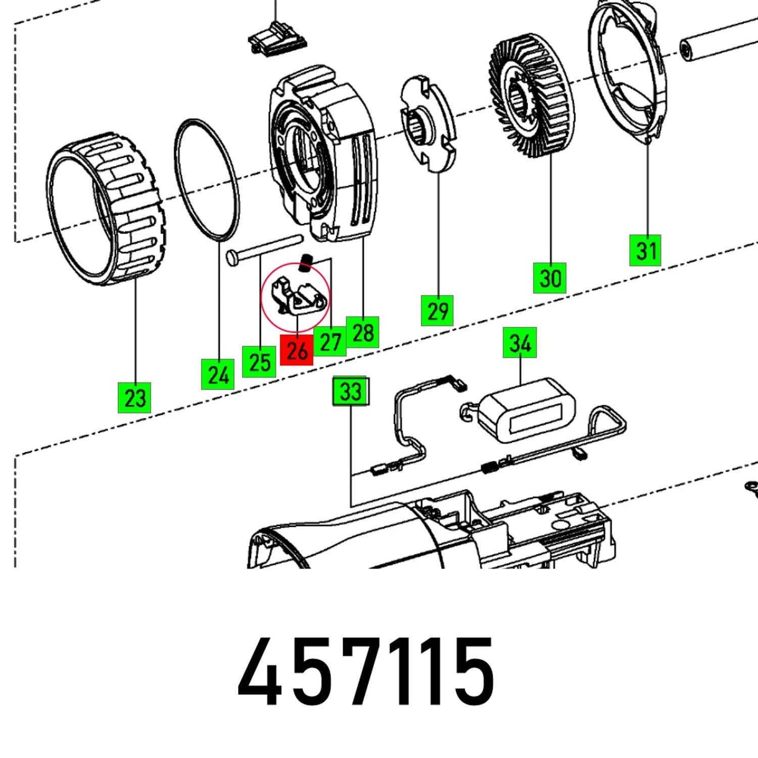 FES457115.webp SPINDLE STOP OFK 500 Q - Image 1