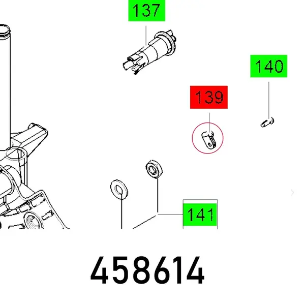 FASTENING CLIP CS 70 EB