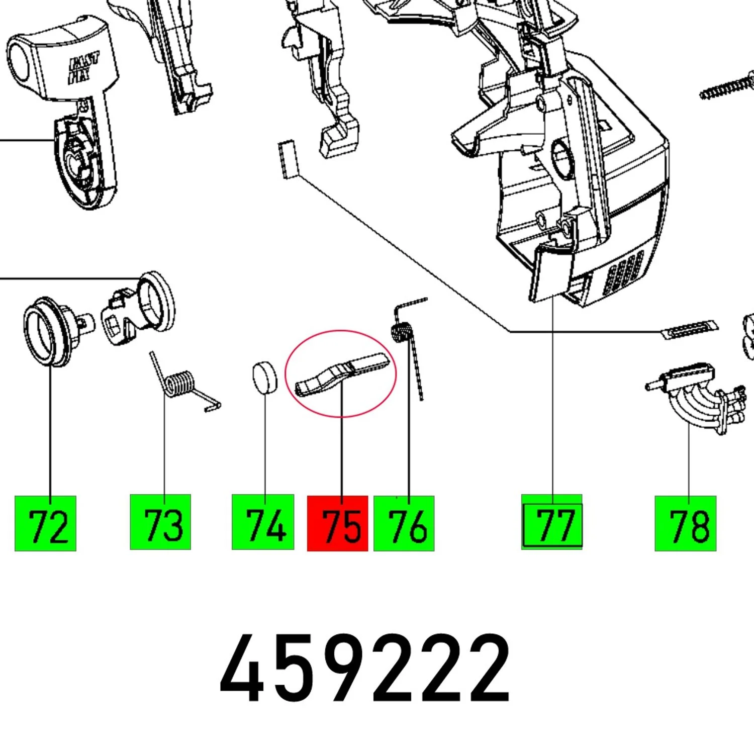 FES459222.webp LOCK BOLT TS 55 EBQ - Image 1