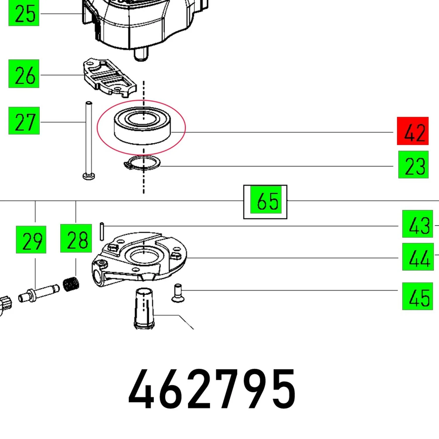FES462795.webp BALL BEARING 6003 DDW CM DIN 625 NSK - Image 1