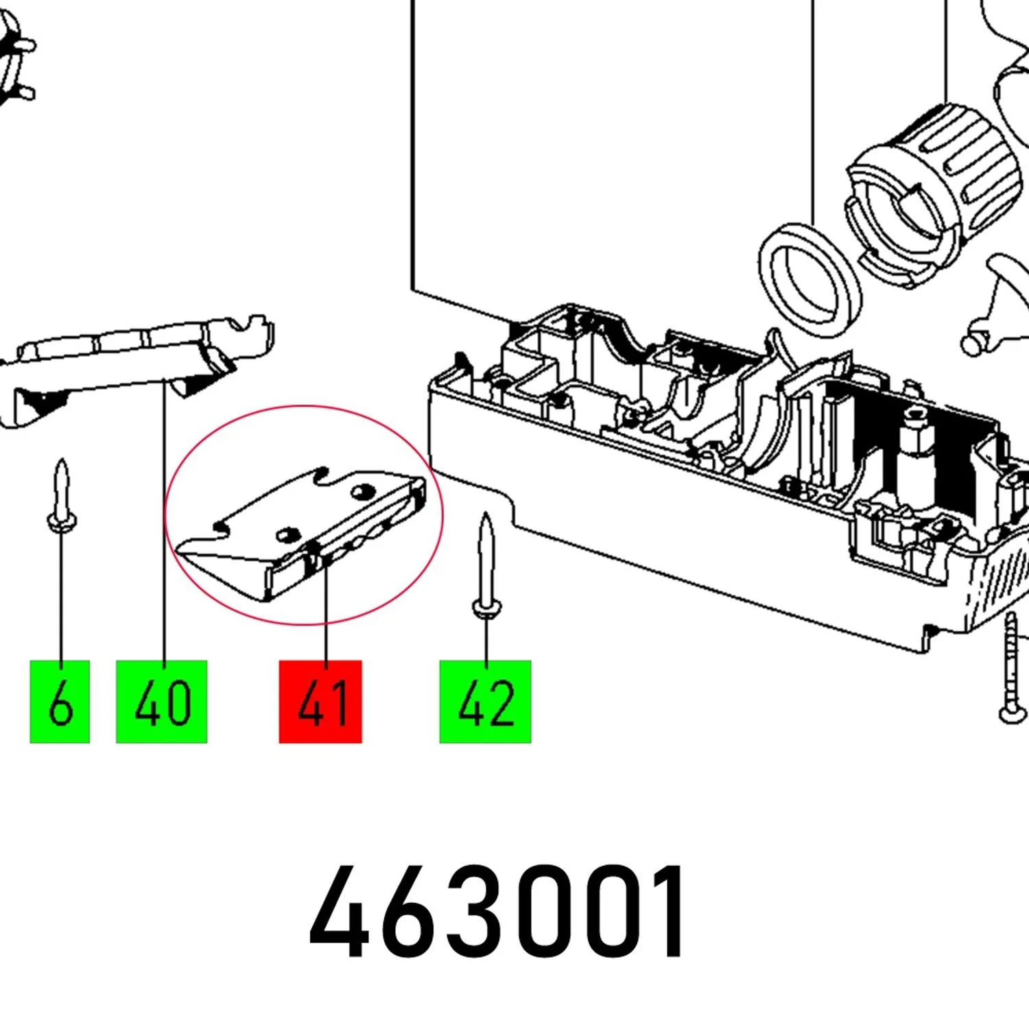 FES463001.webp DUST-GUIDE PIEC BS 75 E - Image 1