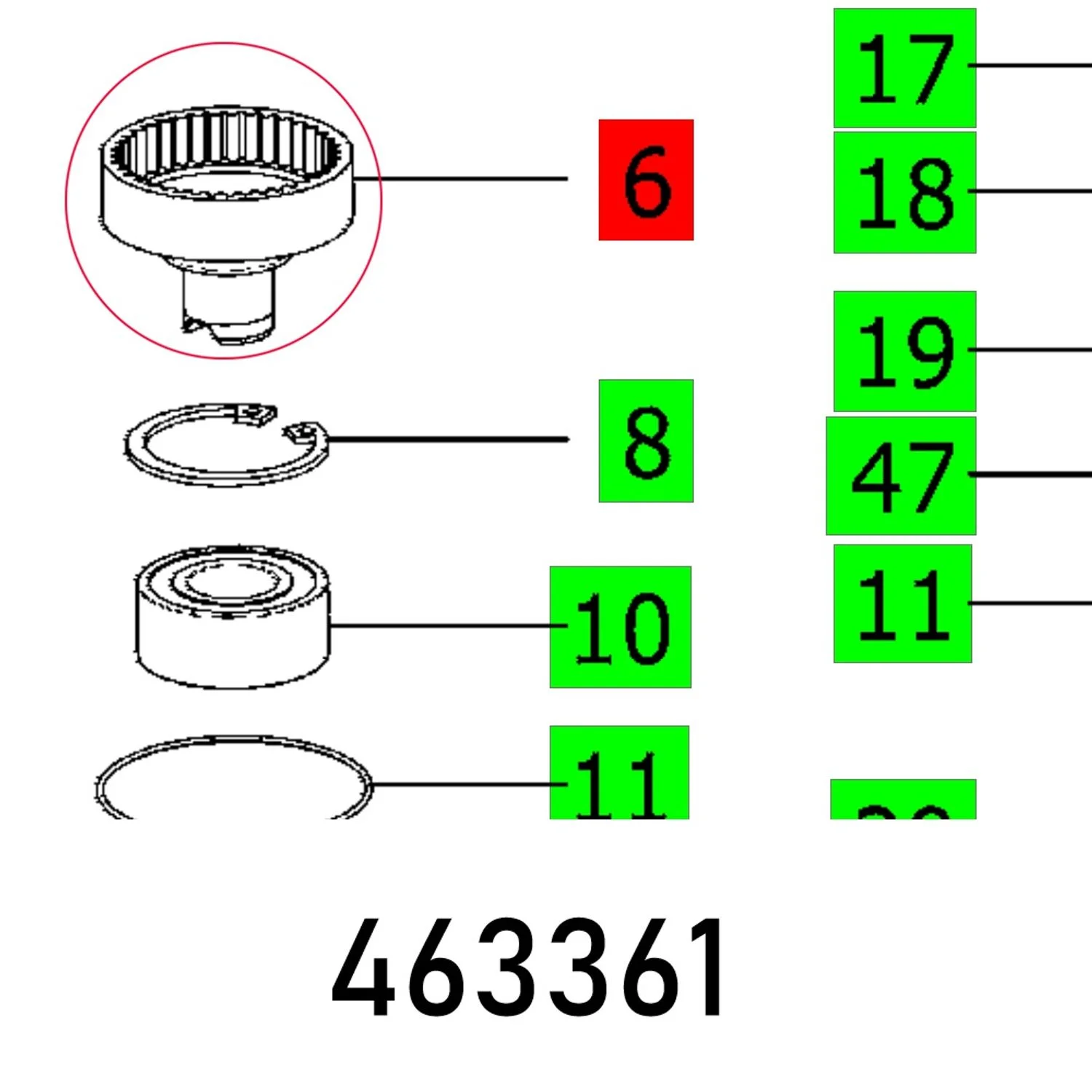 FES463361.webp RING GEAR RO 125 EQ - Image 1