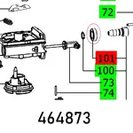 BEARING DF 500 Q NSK 6901 VV C3
