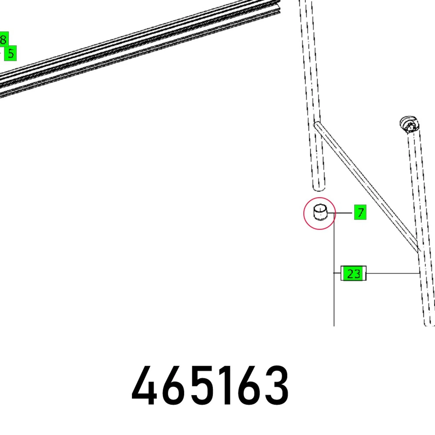 FES465163.webp RUBBER FOOT CS 50 EB - Image 1