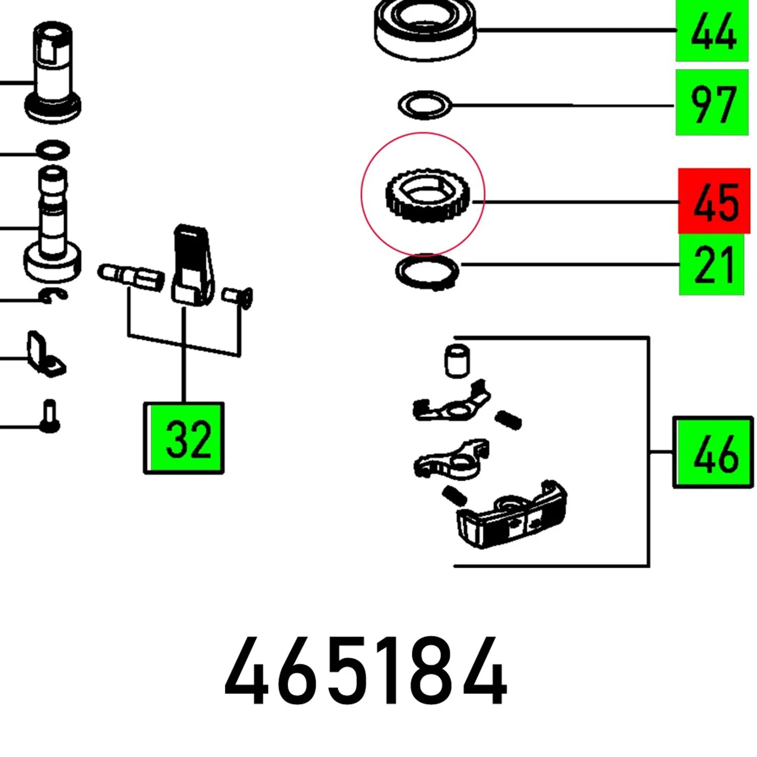 FES465184.webp GEAR OF 1400 EBQ - Image 1