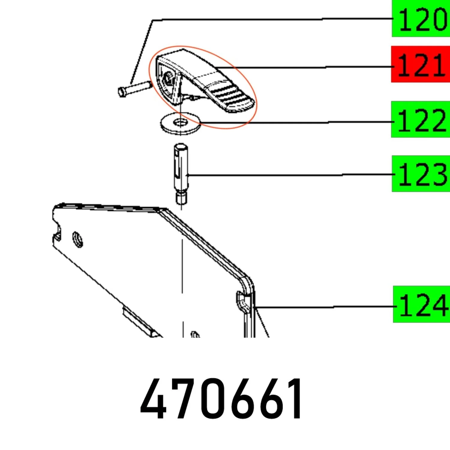 FES470661.webp ECCENTRIC LEVER KS 120 EB - Image 1