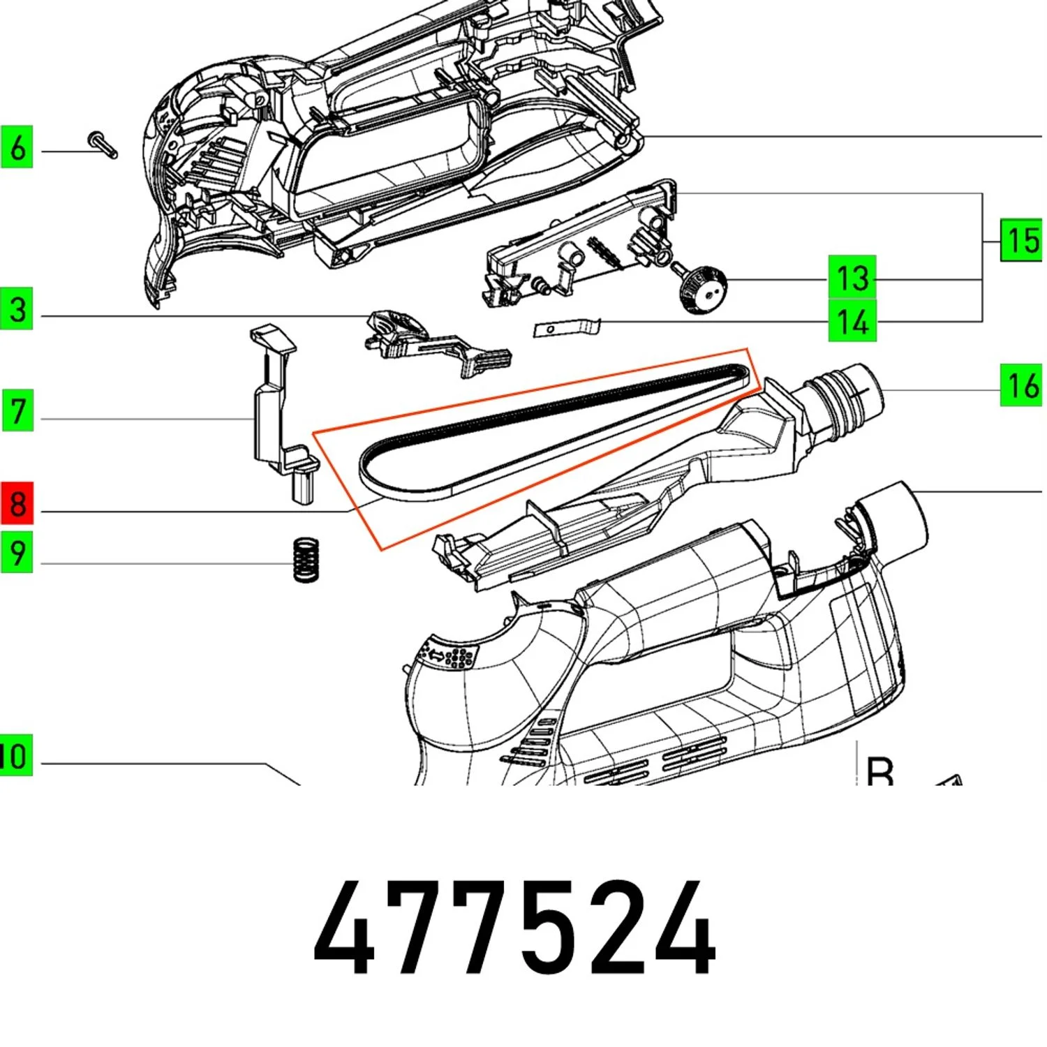 FES477524.webp POLY-V-BELT RO 90 DXFEQ - Image 1