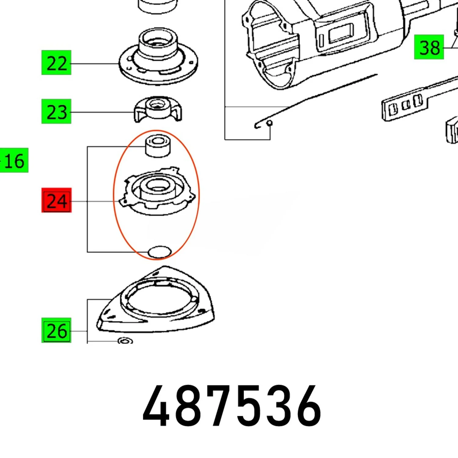 FES487536.webp BASE PLATE DX93 E KOMPL. - Image 1