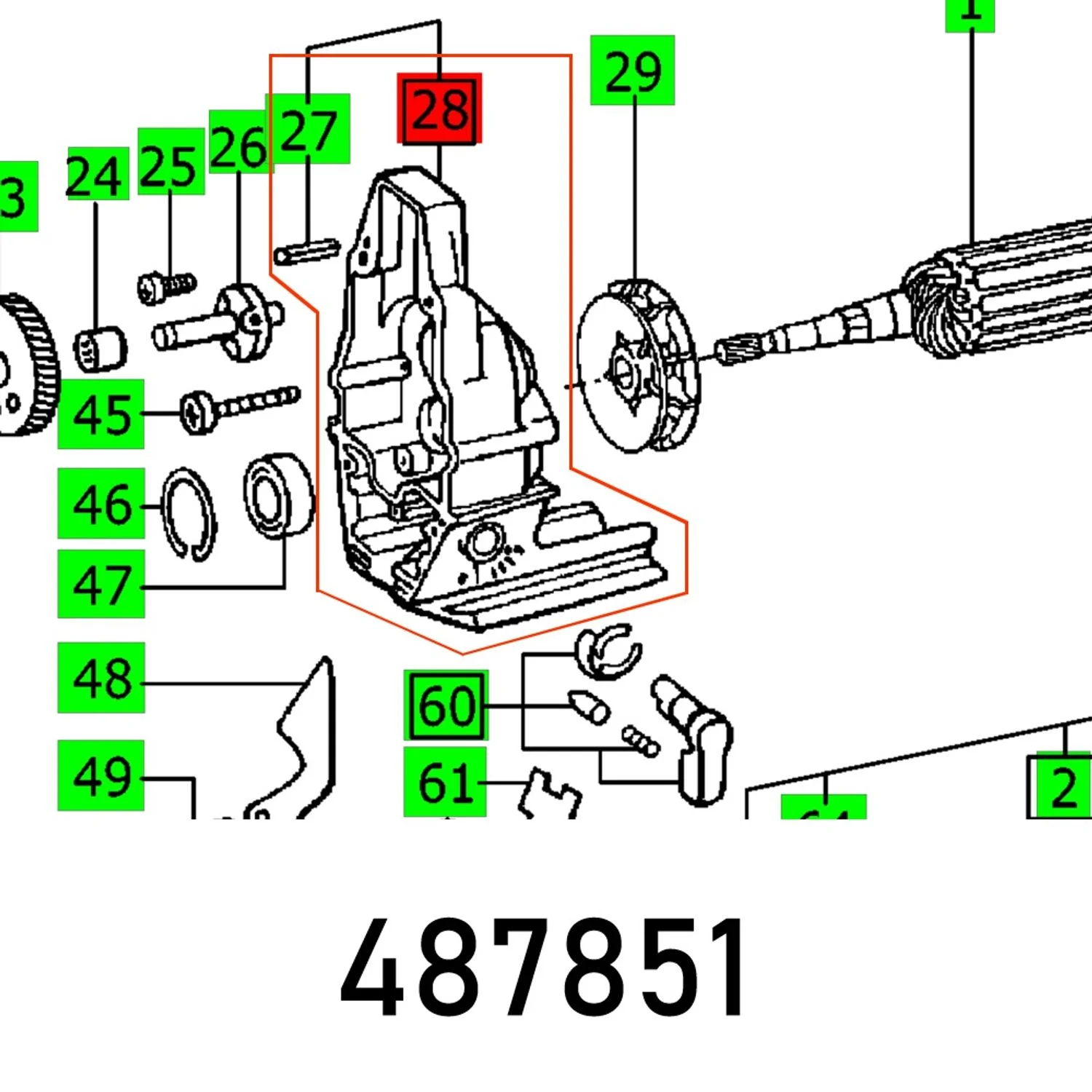 FES487851.webp GEAR HOUSING PS 2 E VOLLST. - Image 1