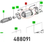 FIELD COIL DX93 E KOMPL. ET-GRUPPE