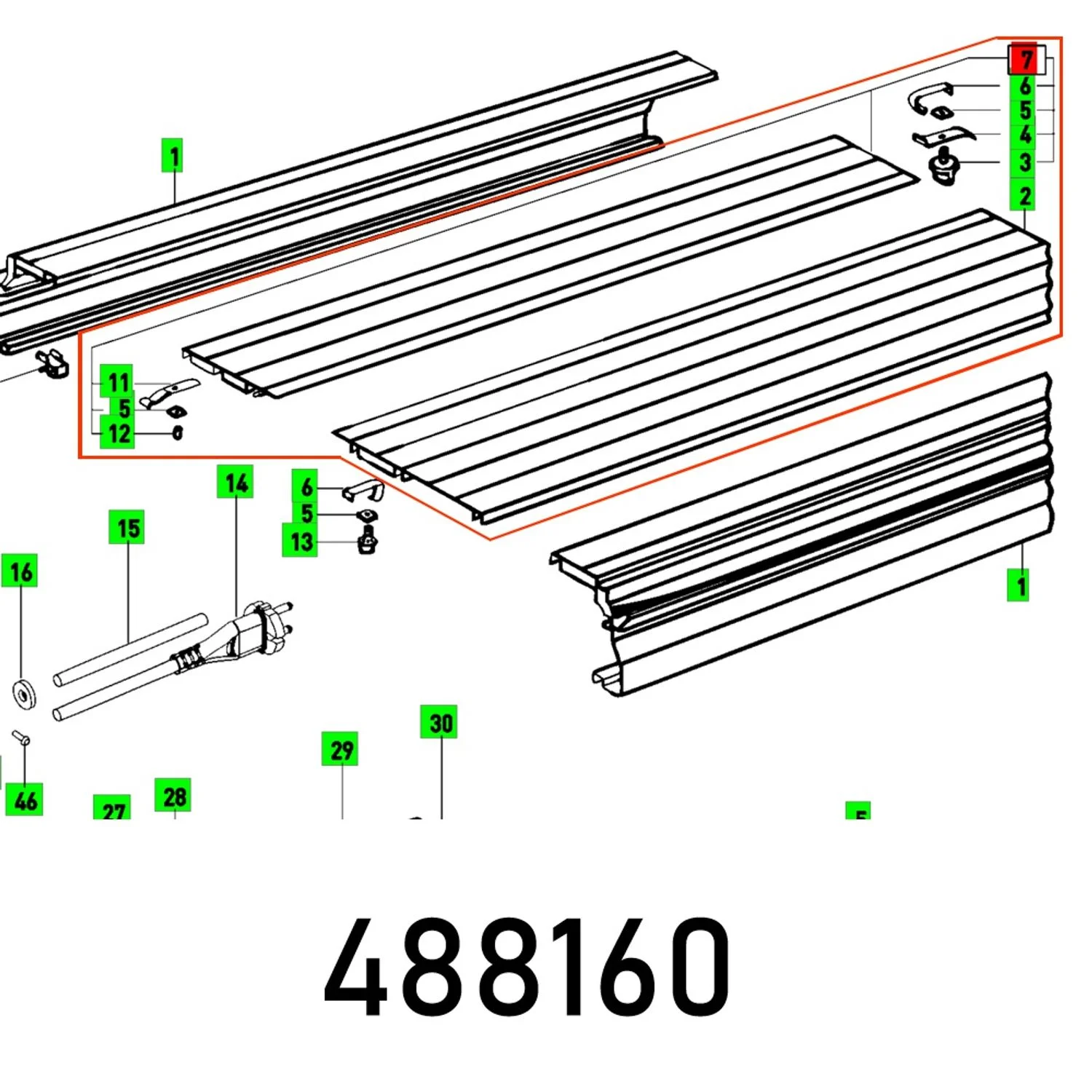FES488160.webp TABLE INSERT CS70EB - Image 1
