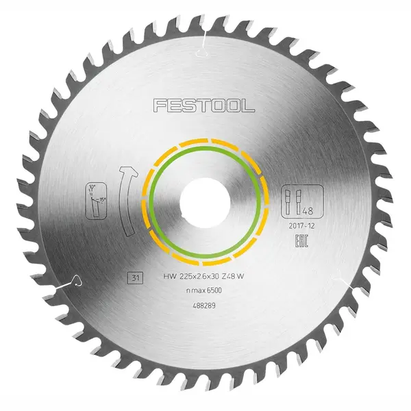 SAW BLADE HW 225X2 6X30 W48