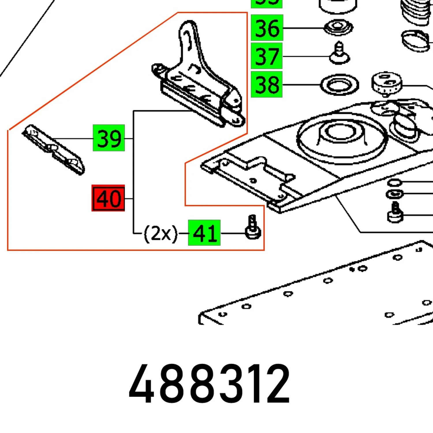 FES488312.webp CLAMP 2 QTY RS 1 C CPL. ET-GR - Image 1