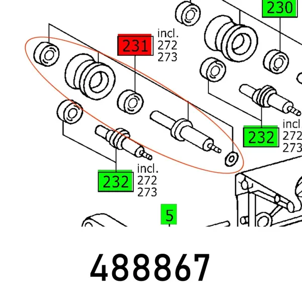 ROLLER SUPPORT CS 70 EB