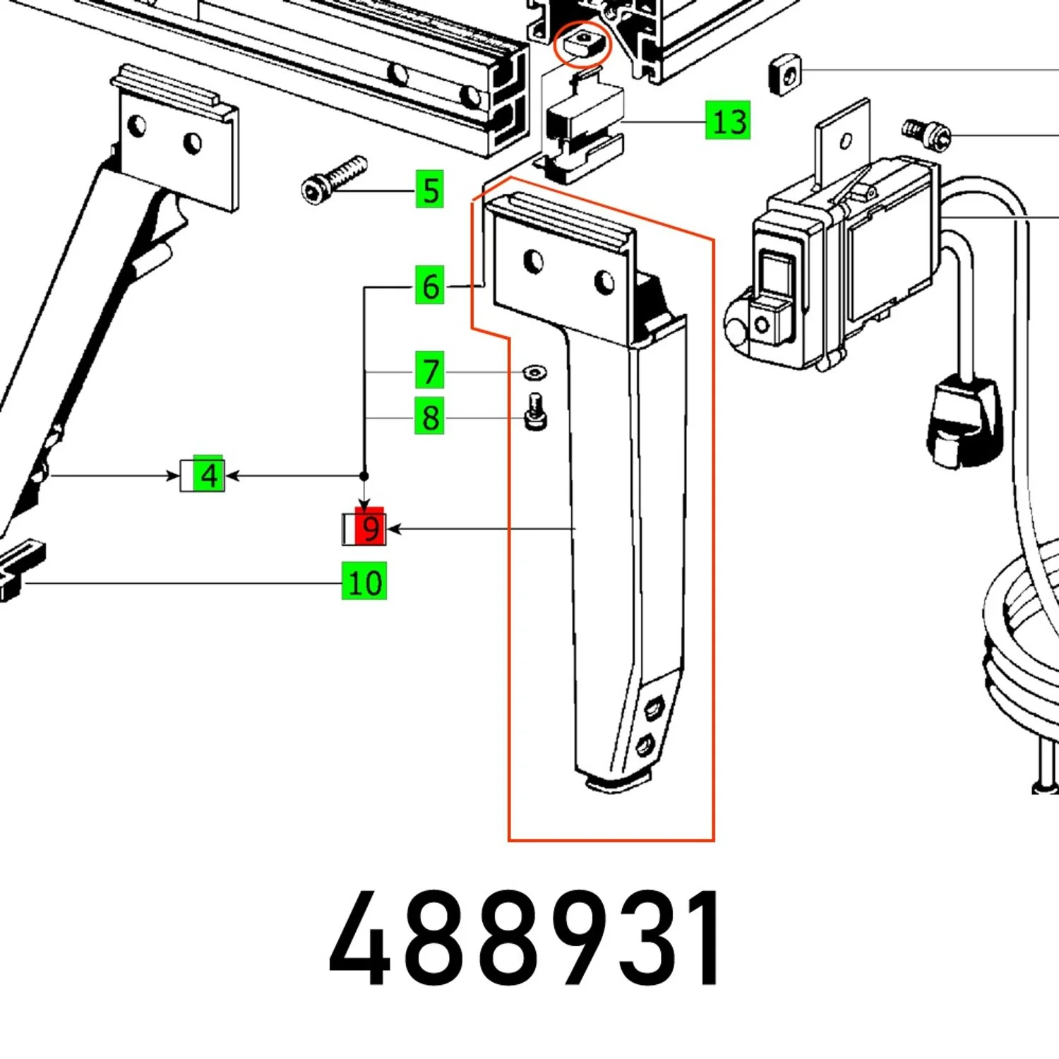 FES488931.webp RIGHT LEG BASIS PLUS - Image 1