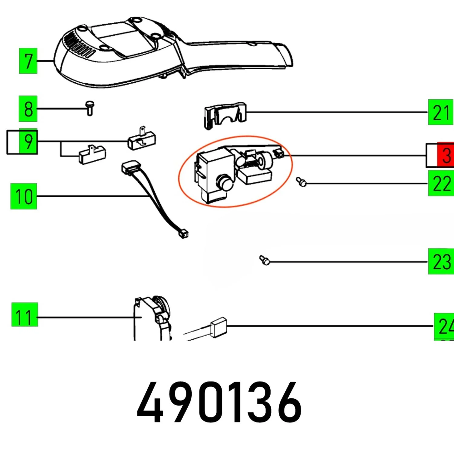 FES490136.webp SWITCH MODUL OF 1010 EBQ ET-BAUGRUPPE - Image 1