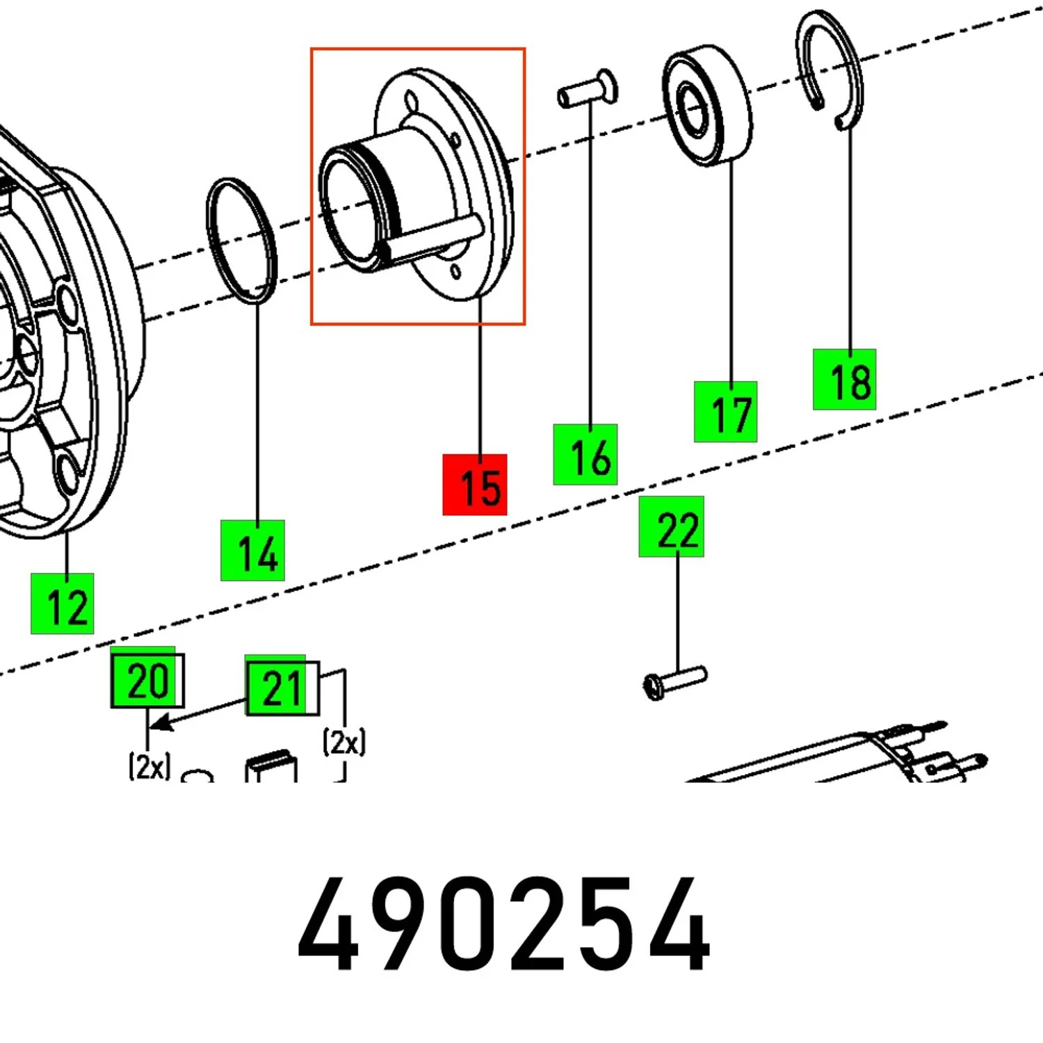 FES490254.webp DRIVING COLLAR OFK 500 Q ET-BAUGRUPPE - Image 1