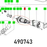 ARMATURE 230V BS 105 E ET-BG
