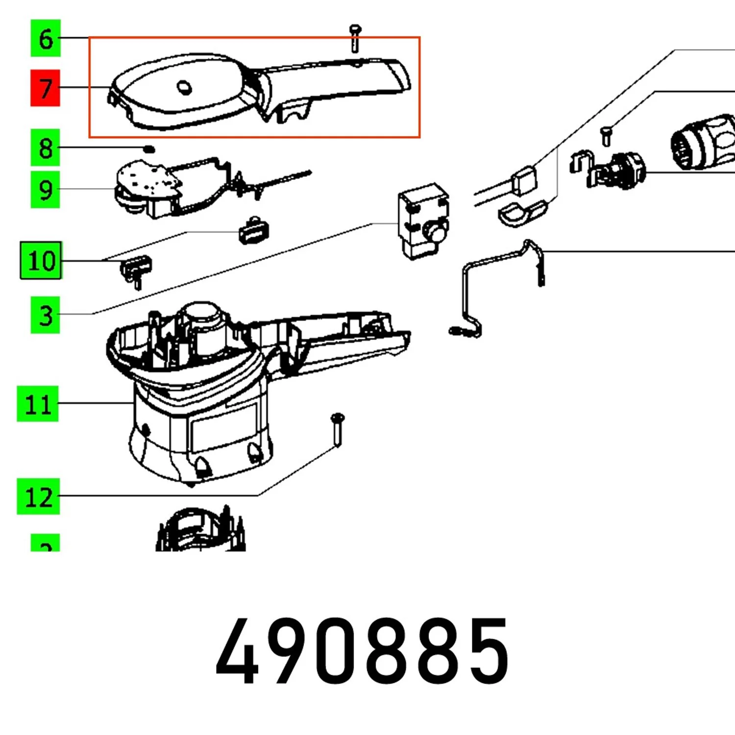 FES490885.webp HOUSING COVER ES 150-5 E - Image 1