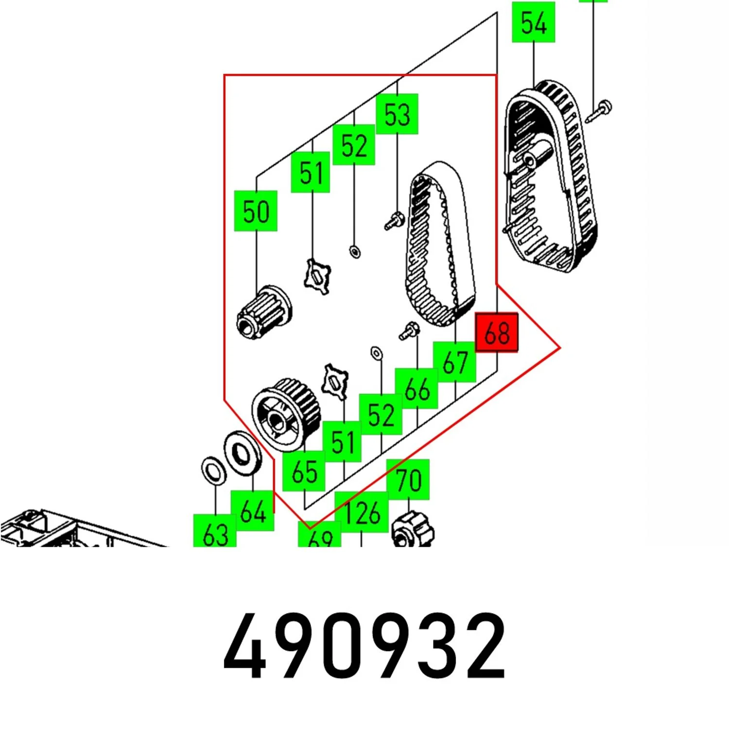 FES490932.webp BELT DRIVE ET-TEIL BS 105 E - Image 1