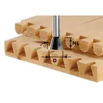CUTTER - DOVETAIL HS S8 D13 8-13 5-15