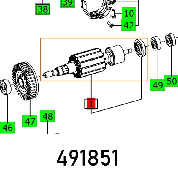 ARMATURE 230V PS 300 EQ