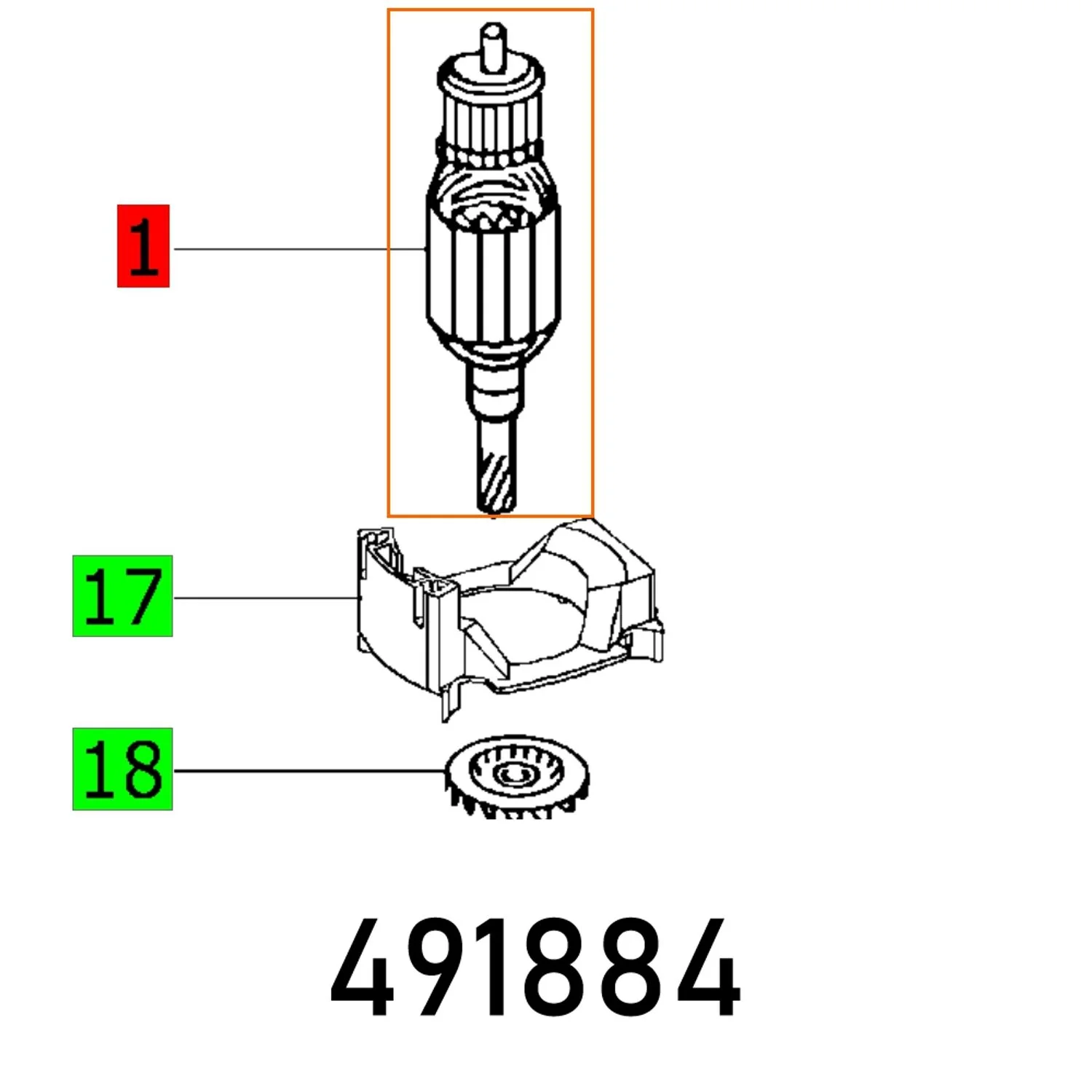 FES491884.webp ARMATURE 230V RW 1000 E ET-BG - Image 1