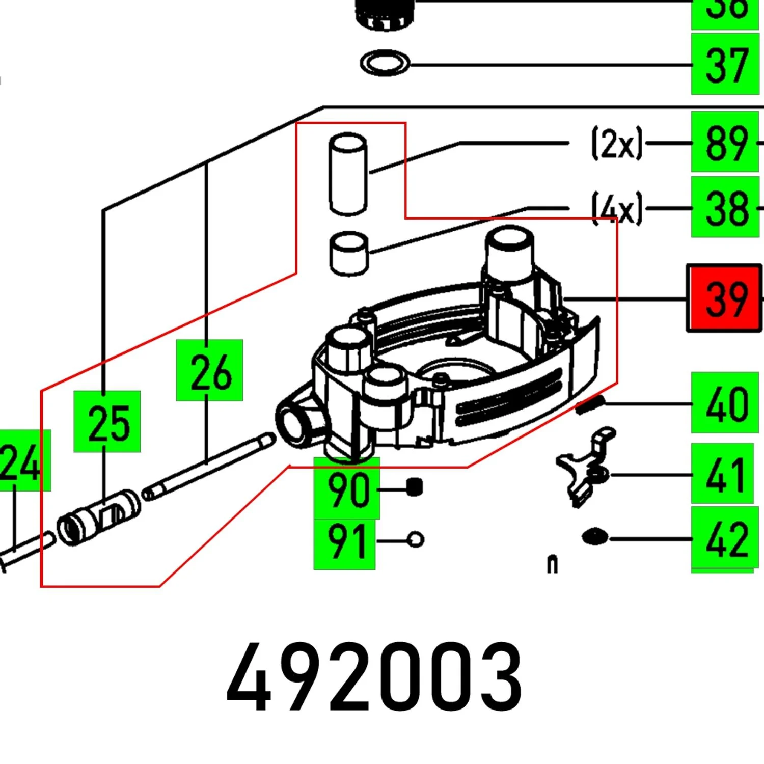 FES492003.webp BASE PLATE OF 1400 EBQ - Image 1
