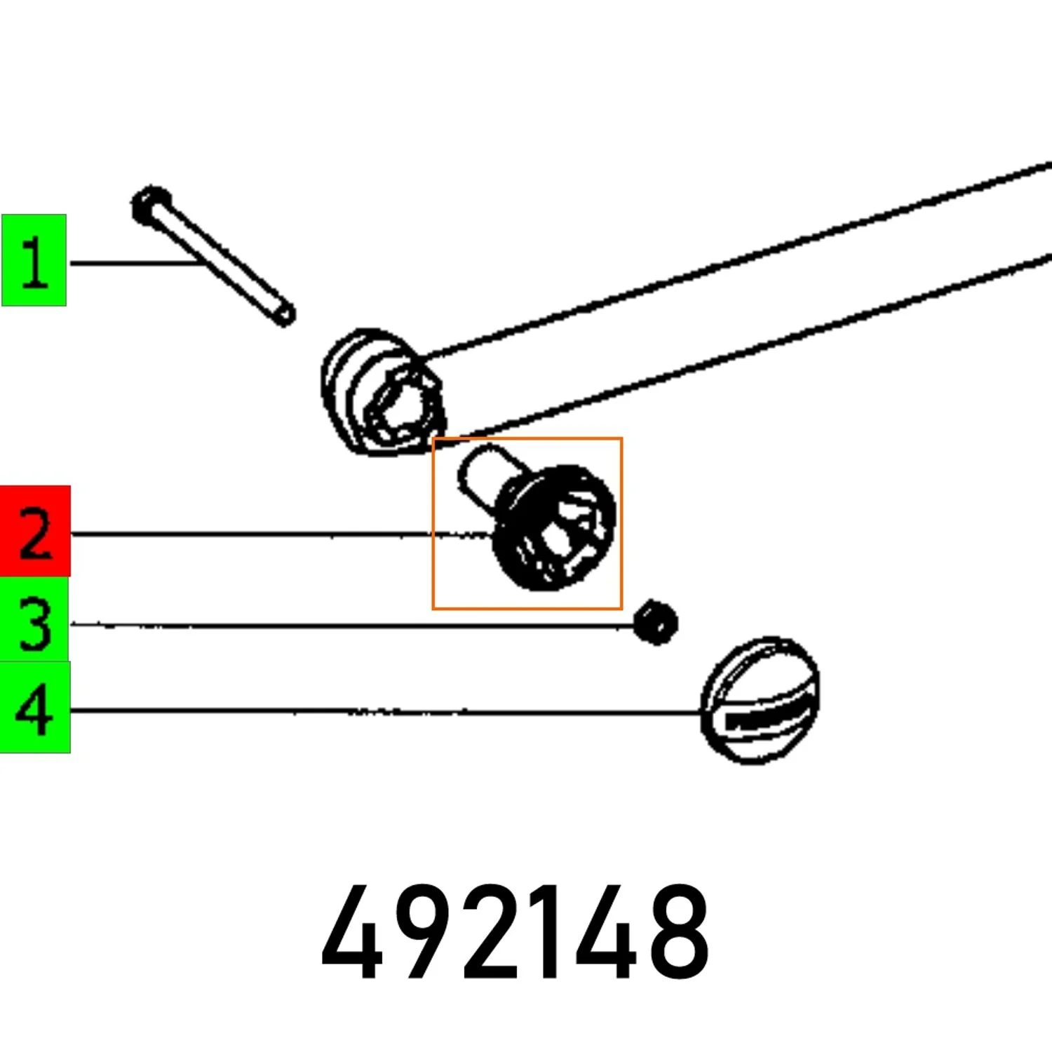 FES492148.webp HANDLE DOWN CS 50 EB - Image 1
