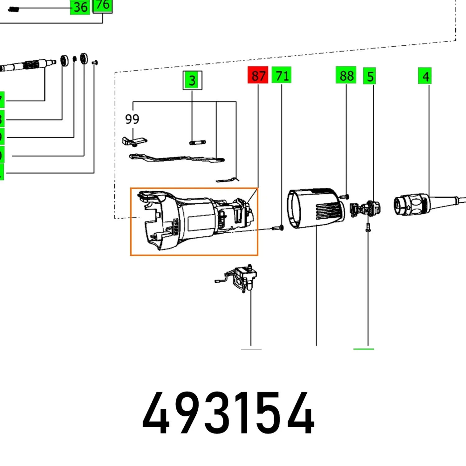 FES493154.webp HOUSING DF 500 Q - Image 1