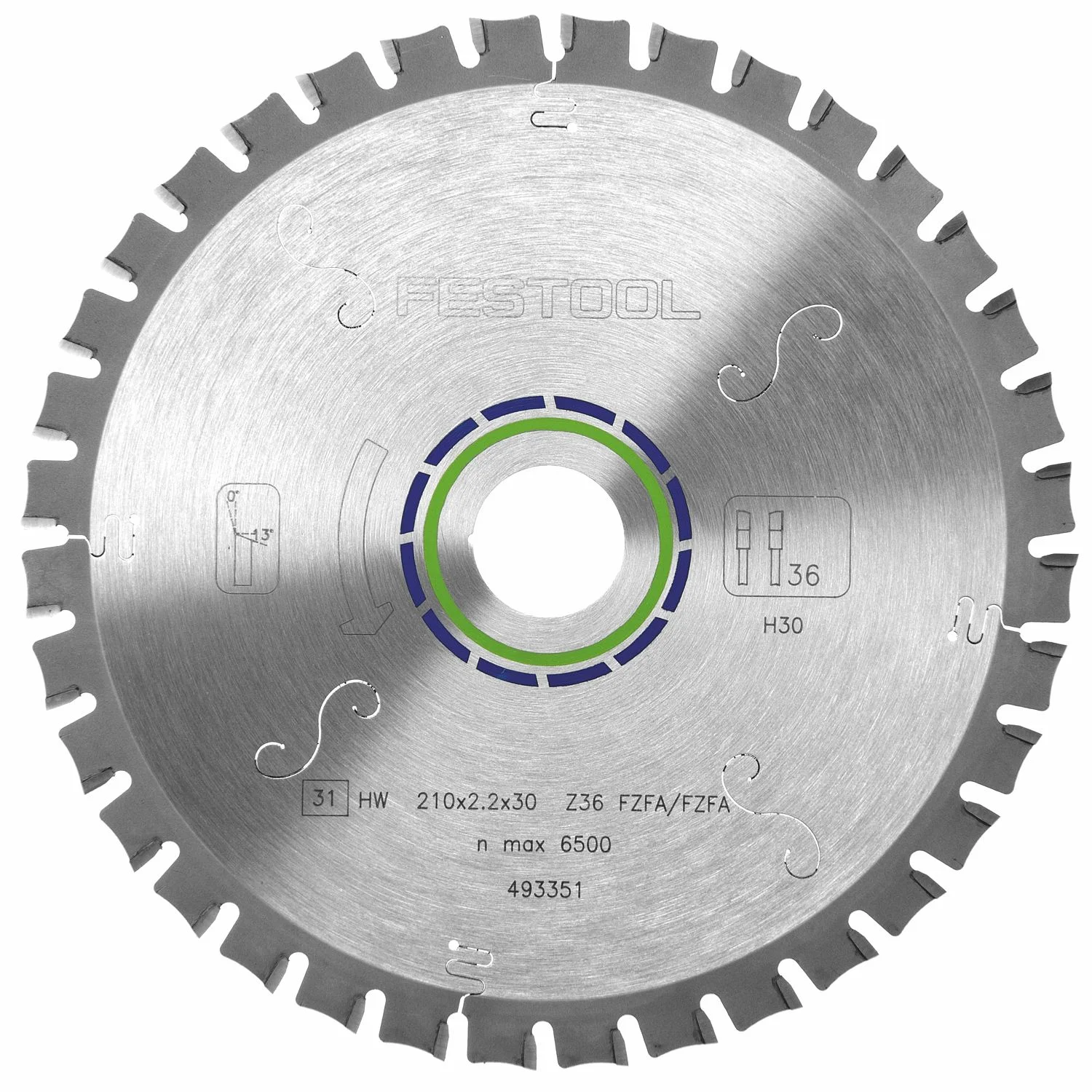 FES493351.webp SAW BLADE HW 210X2 2X30 F36 - Image 1