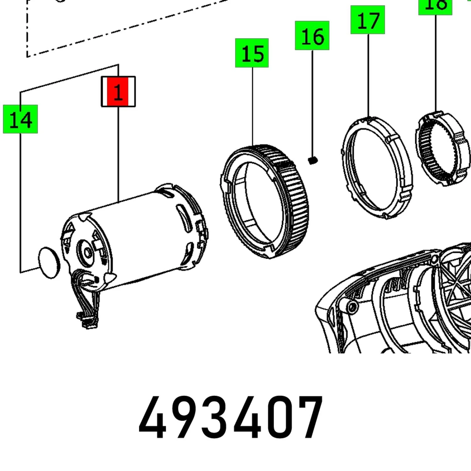 FES493407.webp MOTOR C 12 KOMPL. ET-BG - Image 1