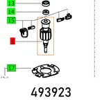 ARMATURE COMPL. DTS 400 ET-BG 230V