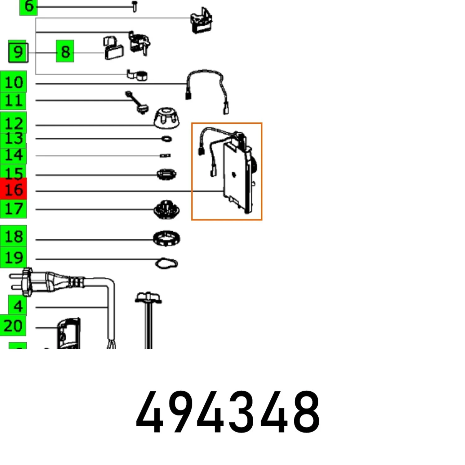 FES494348.webp ELECTRONIC CPL. OF 2200 EB ET-BG - Image 1