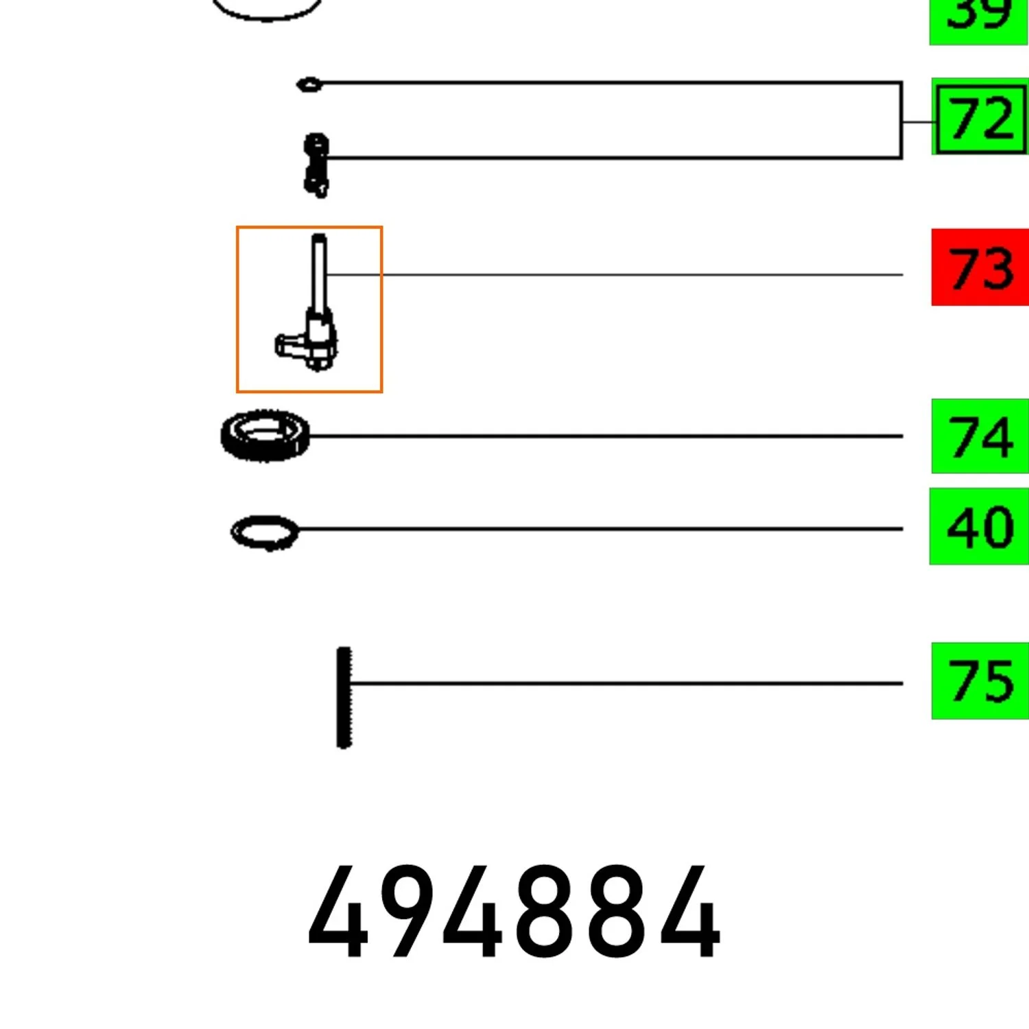 FES494884.webp RATCHET OF 2200 EB - Image 1