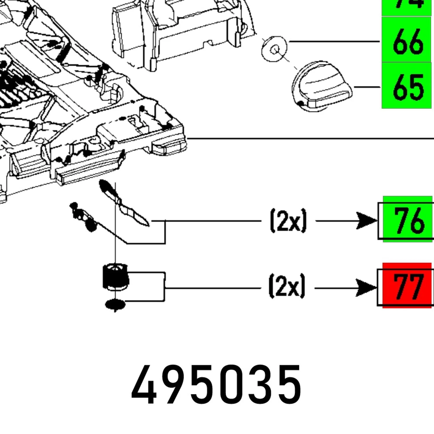 FES495035.webp ADJUSTING WHEEL TS 55 EBQA - Image 1