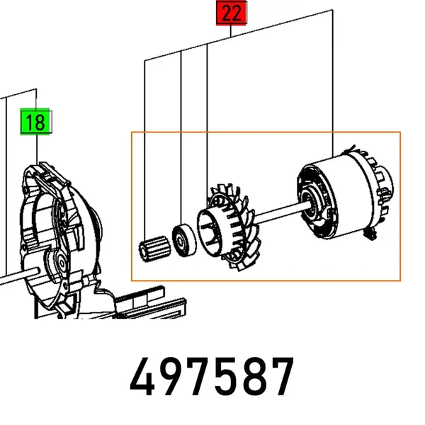 MOTOR EC30-7-B 14 4VA