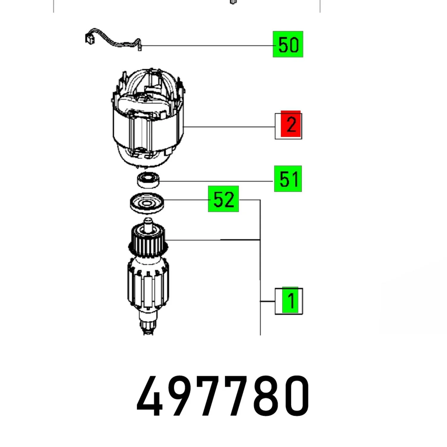 FES497780.webp FIELD ASSEMBLY RO90DXFEQ 230V ET-BG - Image 1
