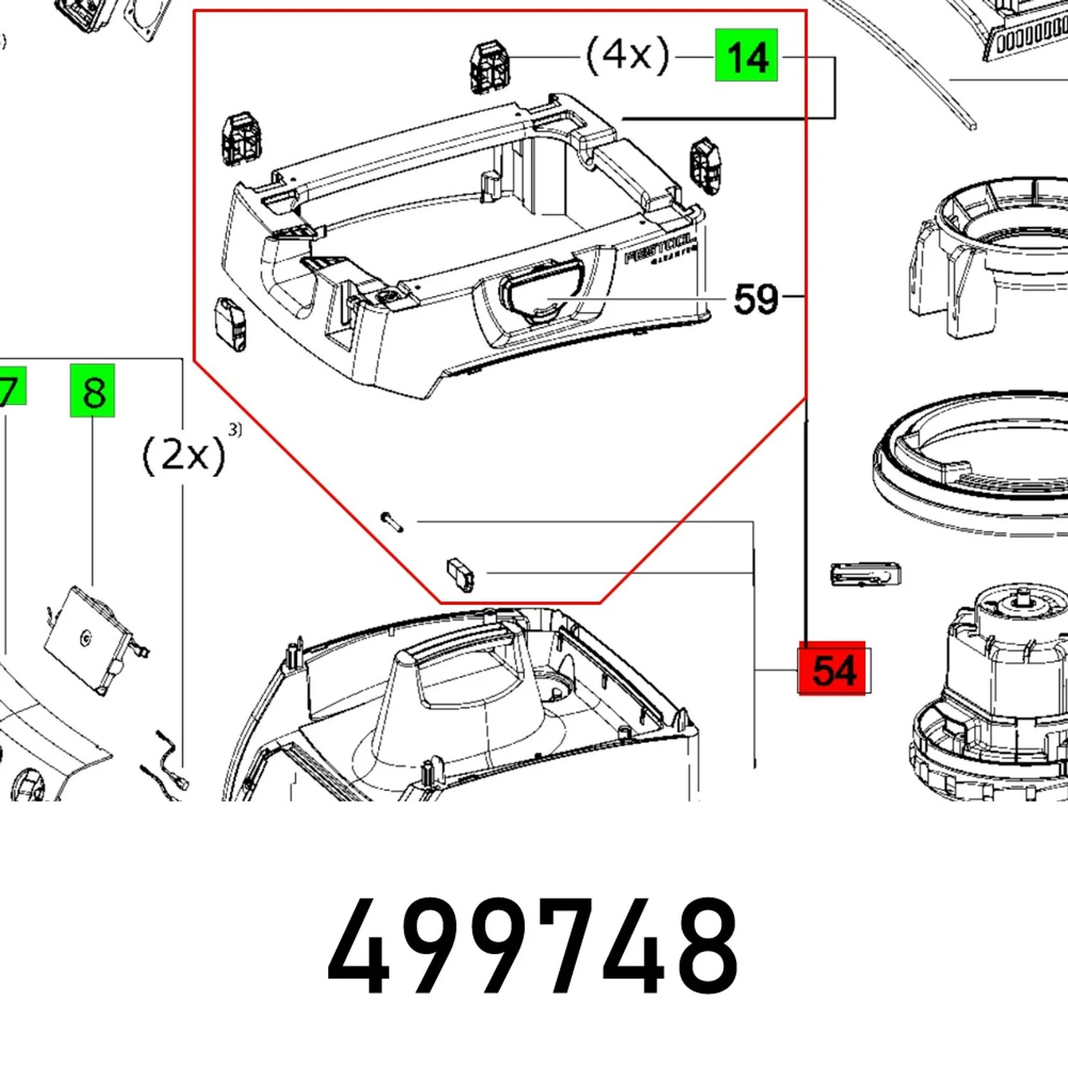 FES499748.webp CASING BOX CT MINI FACELIFT ET-BG - Image 1