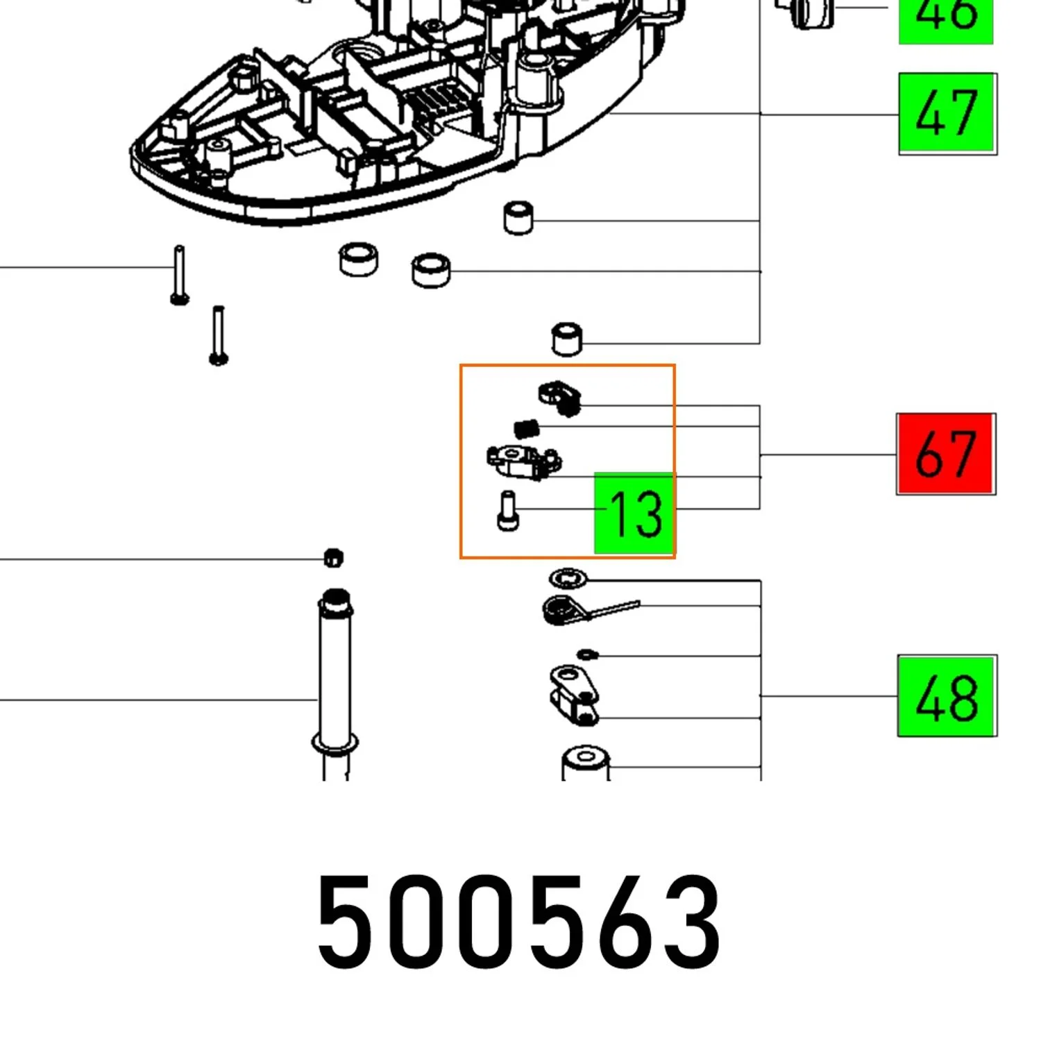 FES500563.webp JOINT PIECE KA 65 - Image 1