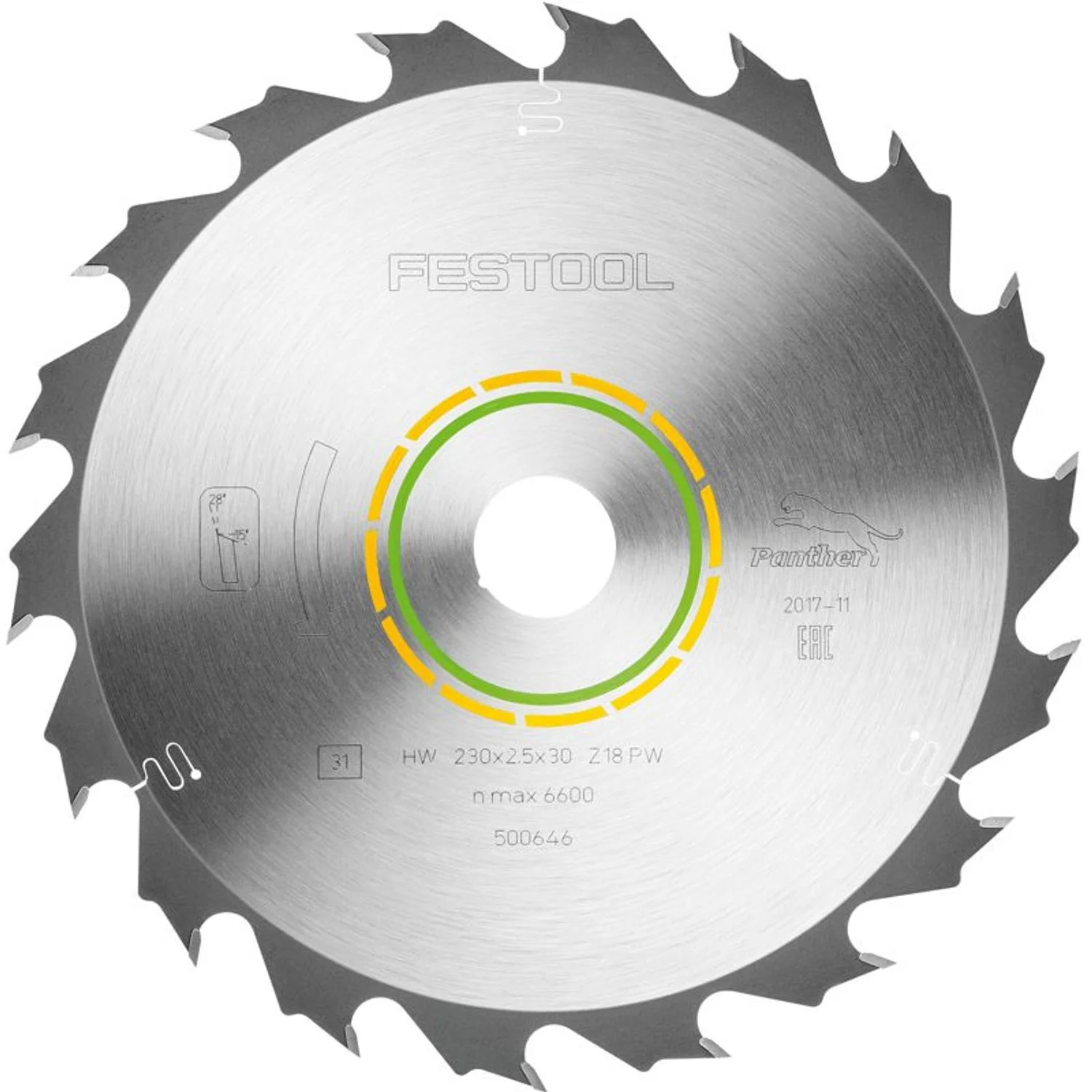 FES500646.webp SAW BLADE HW 230X2 5X30 PW18 - Image 1