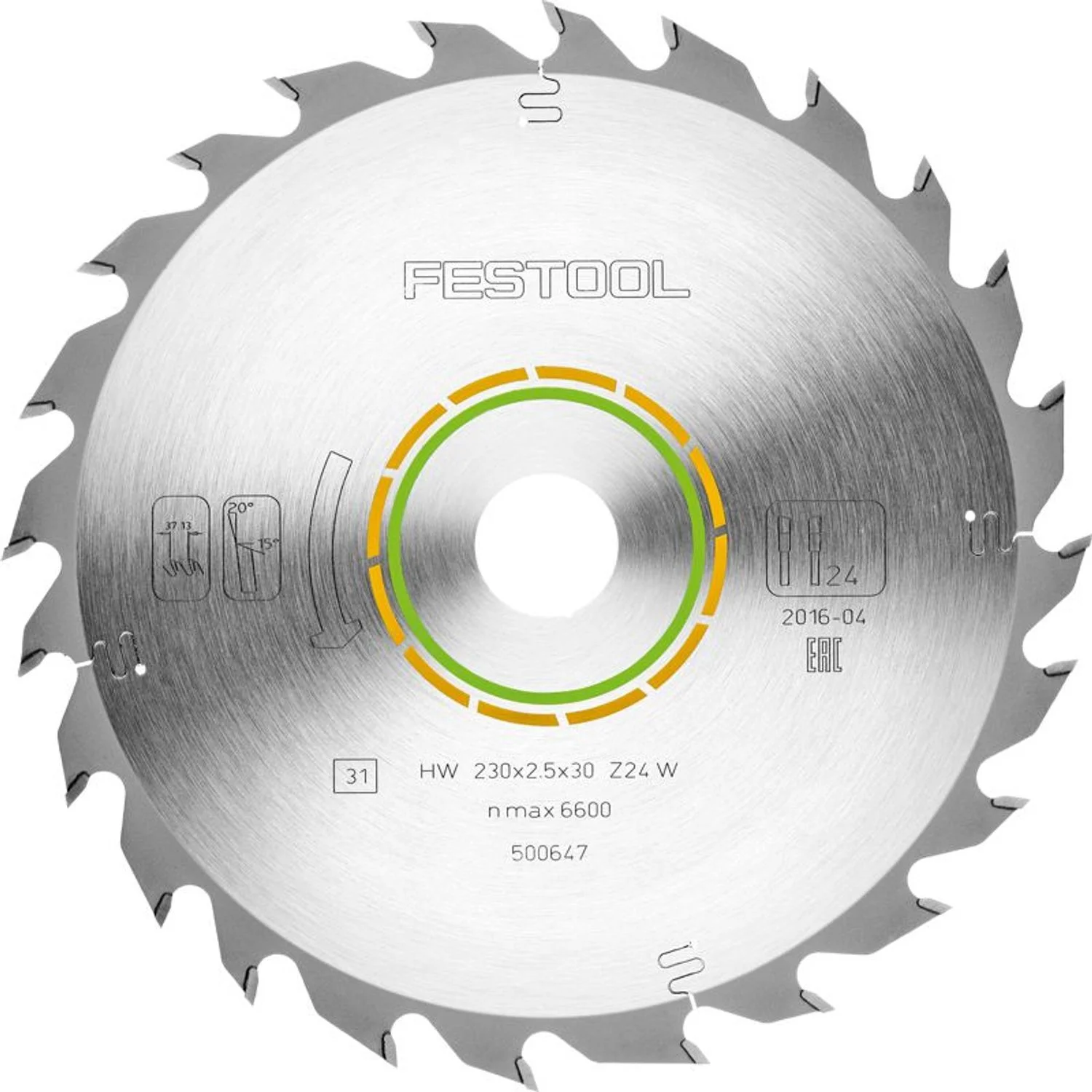 FES500647.webp SAW BLADE HW 230X2 5X30 W24 - Image 1