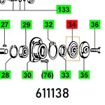 FLANGE AXP-132 E VOLLST.