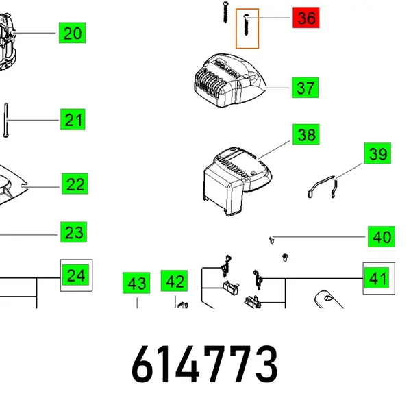 SCREW PT 40X35