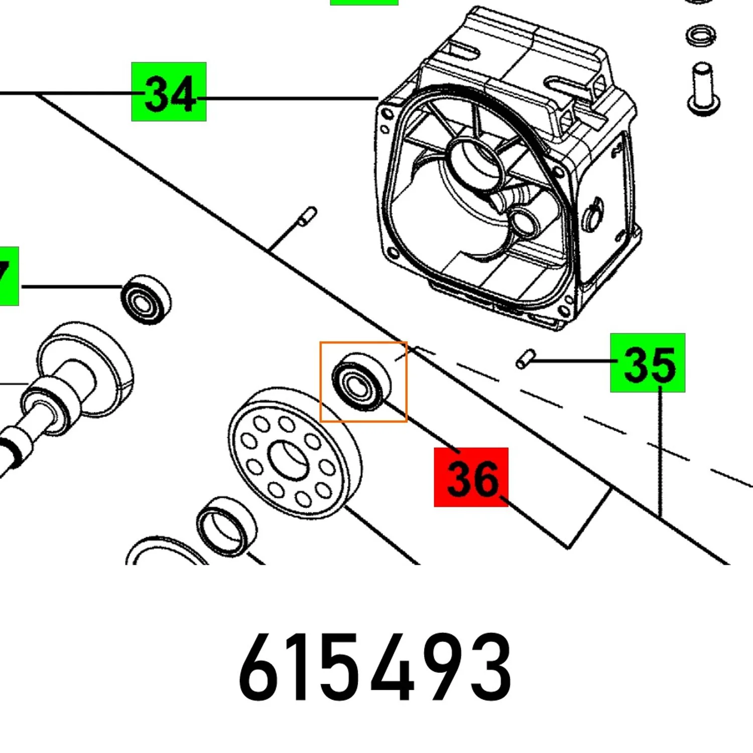 FES615493.webp BEARING 6000 2Z - Image 1